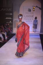 Model walk for Anju Modi Show at LFW 2014 Day 4 in Grand Hyatt, Mumbai on 15th March 2014